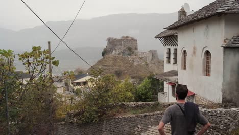 albania, gjirokaster. the heritage city