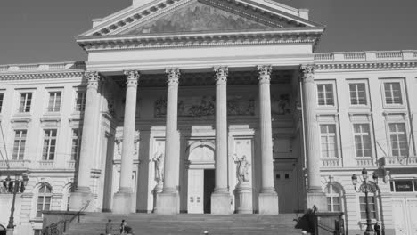 front facade view of the church of st