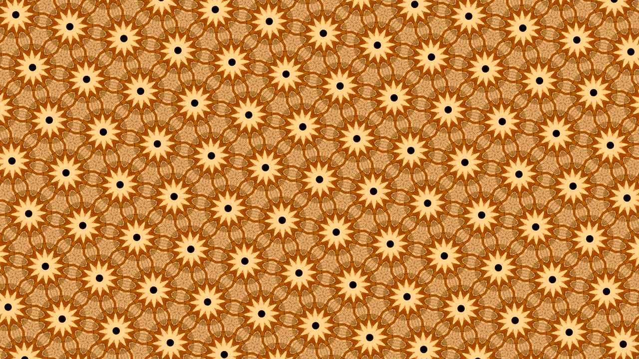 Virtual kaleidoscope sequence infinity or seamless loop patterns.