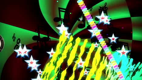 music spectrum vintage vj loop