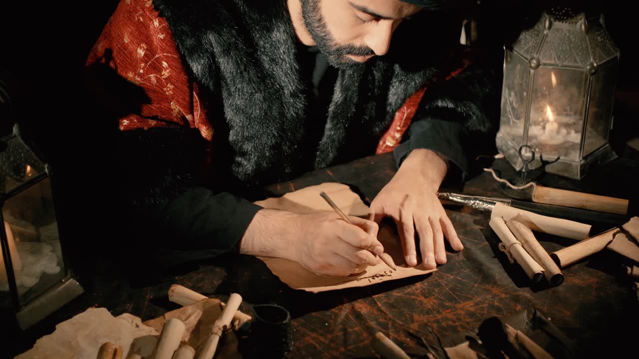 오스만 제국의 서신입니다.