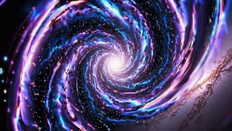 galaxia espiral en el espacio profundo