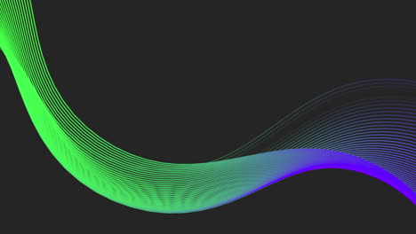 línea curva en una superficie oscura