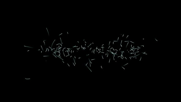 4k abstract particle background