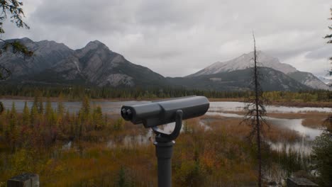 Coin-operated-binoculars-with-mountains