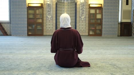 worship inside mosque