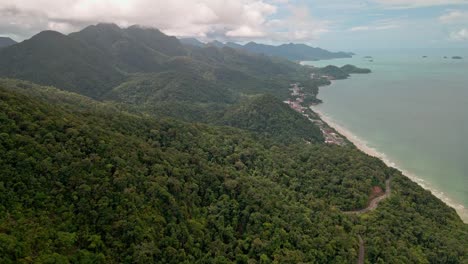 Hoch-Oben-Luftaufnahme-Der-Insel-Koh-Chang