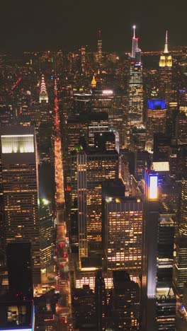 buildings lined by streets. manhattan, new york city, usa