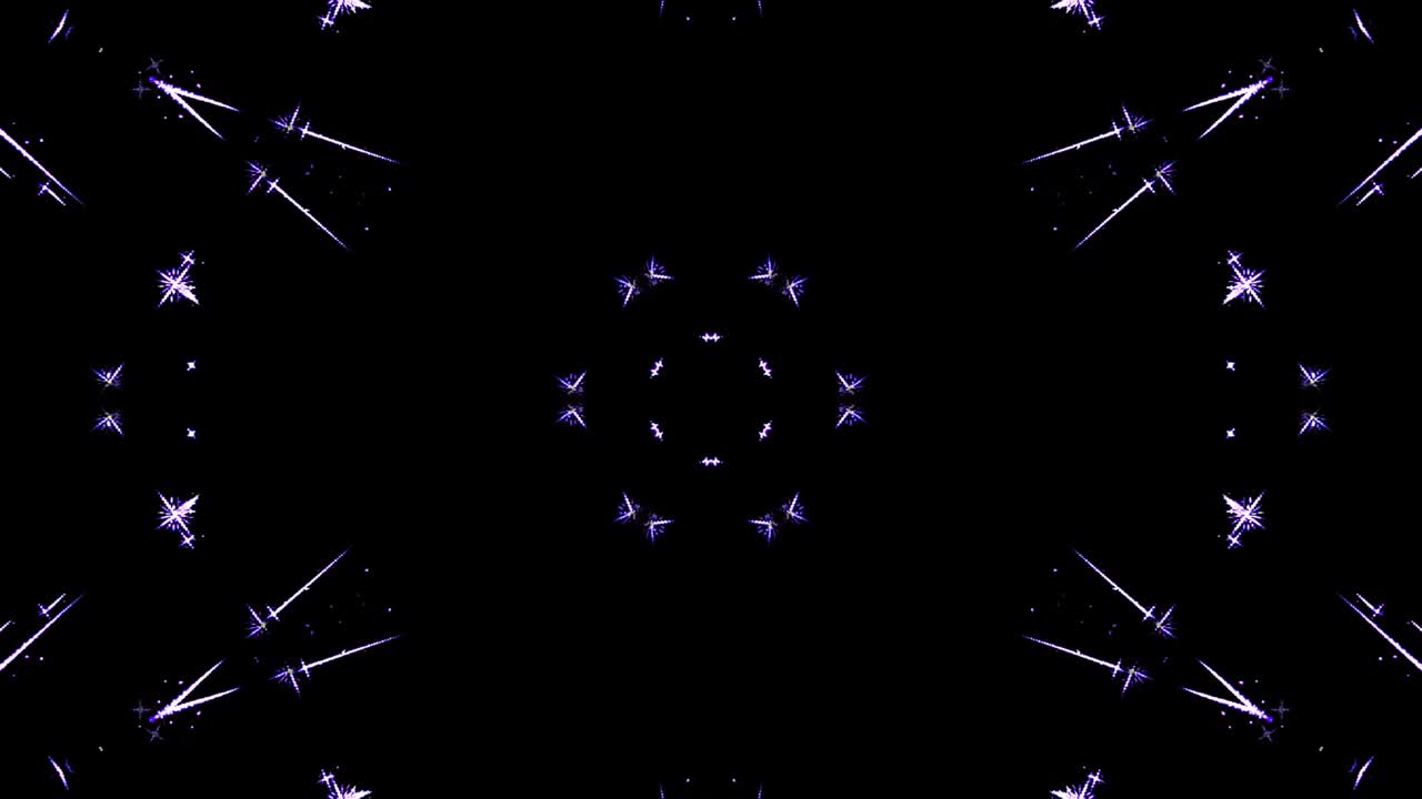 abstract caleidoscopio brillante hermosa línea roja azul movimiento suave con movimiento de luz brillante