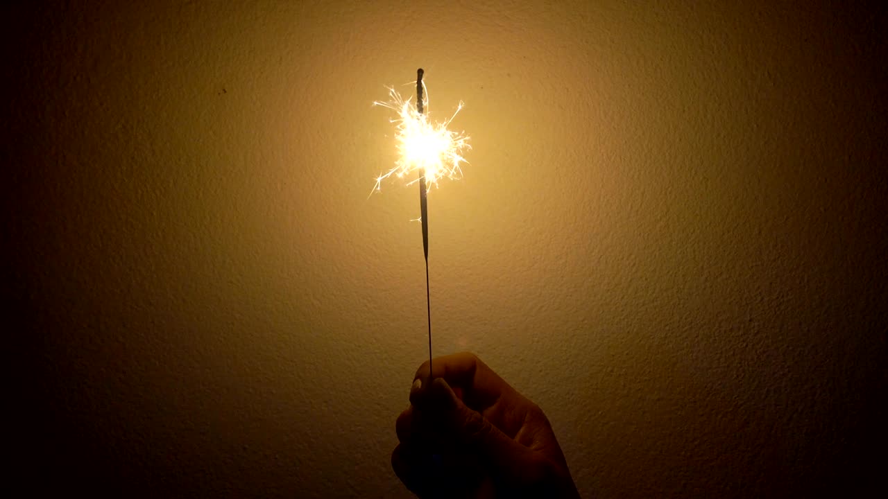 크리스마스 스파클러와 드 인 페스티벌