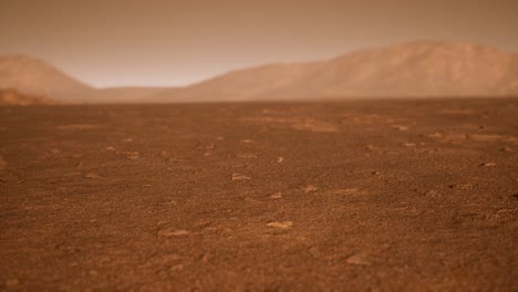 Fantastische-Marslandschaft-In-Rostigen-Orangetönen