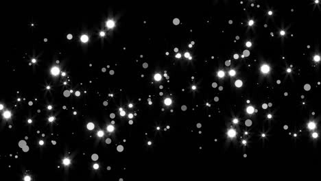 abstract bright glitter particles in space, computer generated abstract background, 3d rendering