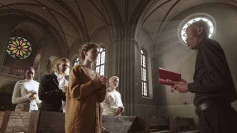 sunday service in christian church
