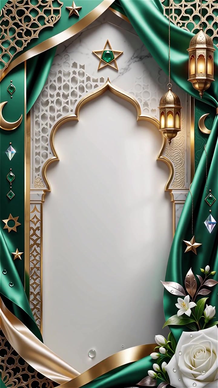 Compleanno del Profeta Maometto Mawlid al-Nabi Sfondo Islamico