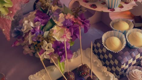 birthday party dessert table