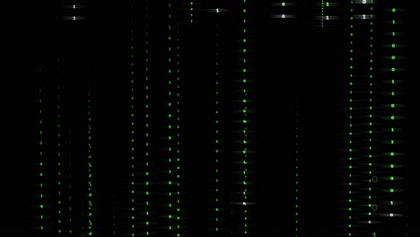 green color lines of 0 and 1 falling down like in matrix