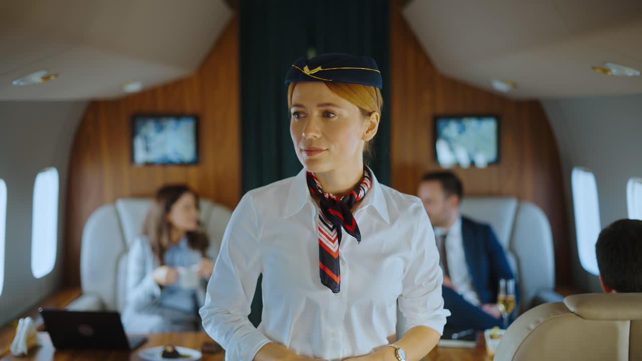 Flight Attendant on a Private Jet