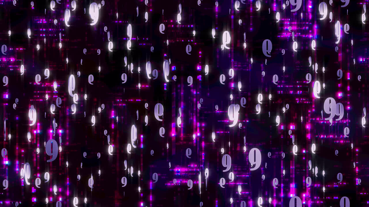 Number 9 Background Techno LOOP TILE