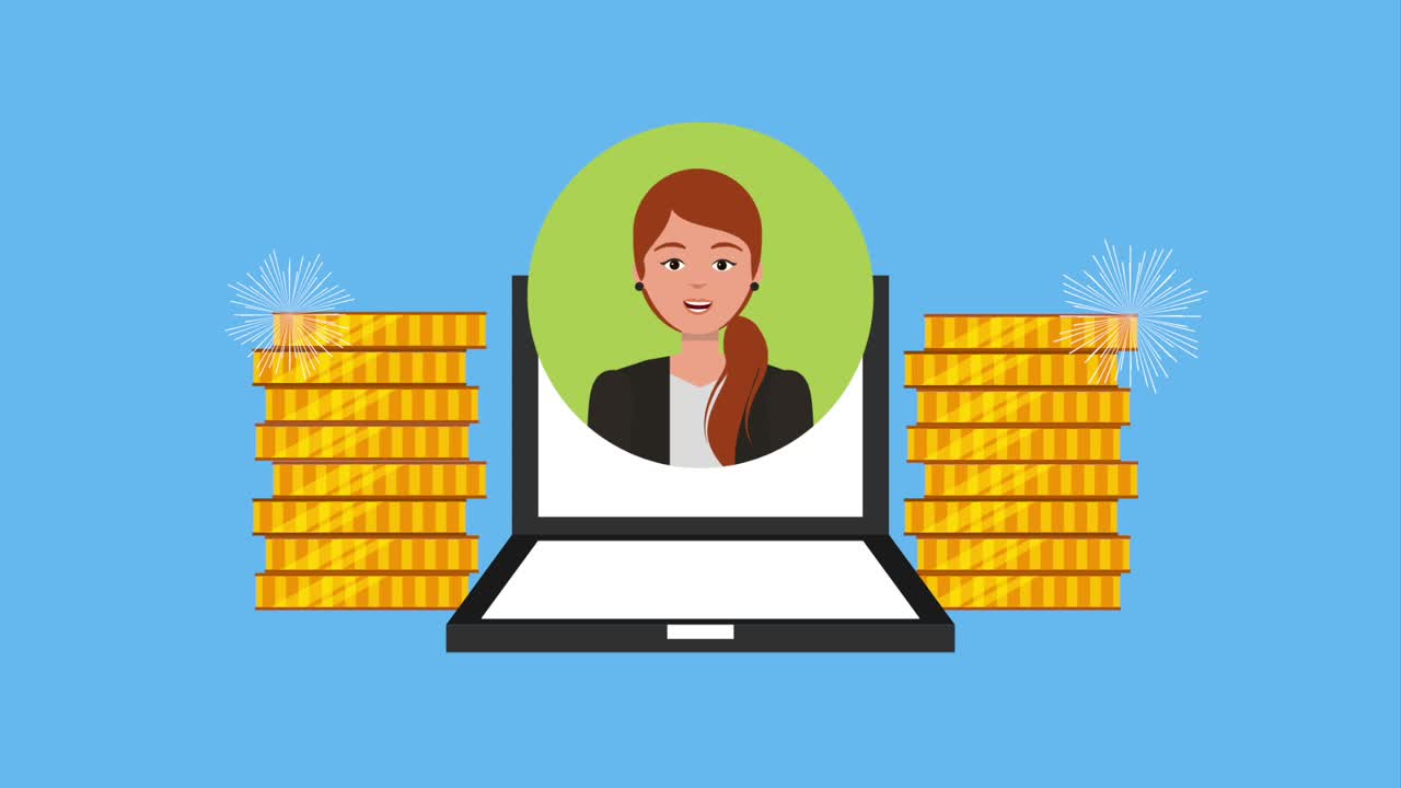 팀워크 사람들 애니메이션 hd