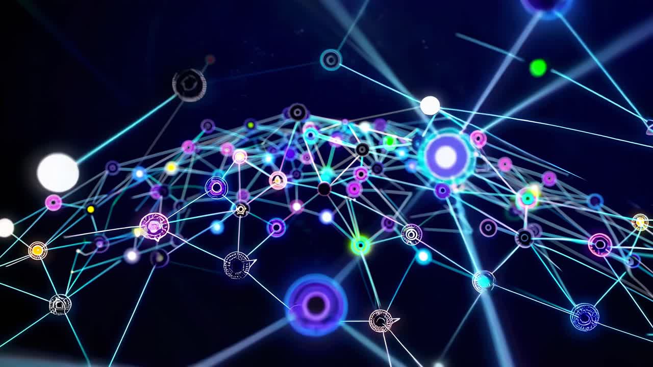 visualización de la red abstracta