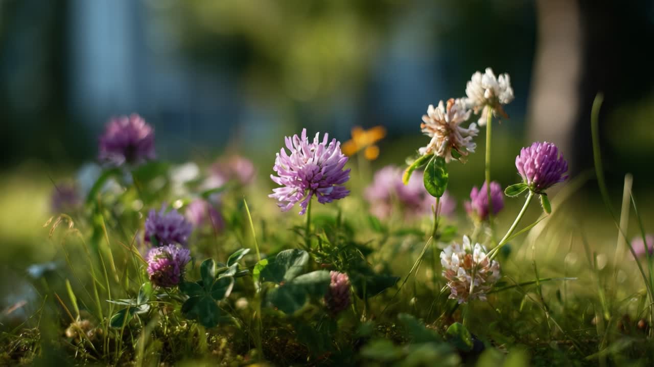 A Vibrant Display of Wildflowers Illuminated by Soft Natural Light, Showcasing the Beauty of Nature's Colors and Textures in a Serene Setting