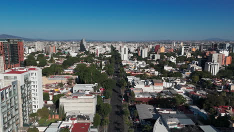 aerial view of a city in mexico