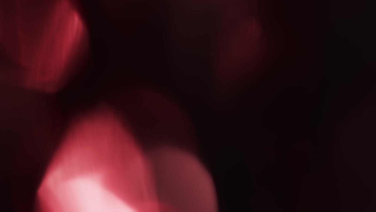 video de puntos de luz bokeh rosados parpadeantes con espacio de copia