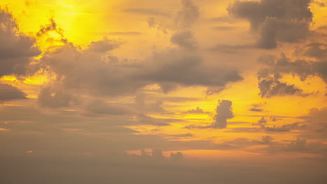 stunning sunset with dramatic clouds