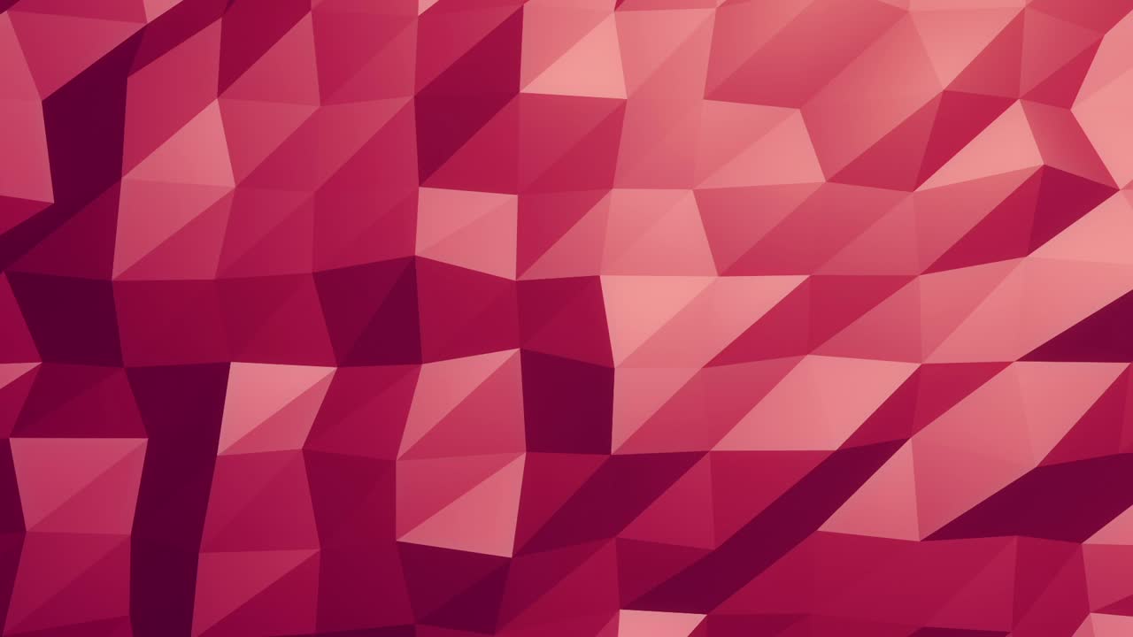 Red Low Poly Geometric Background