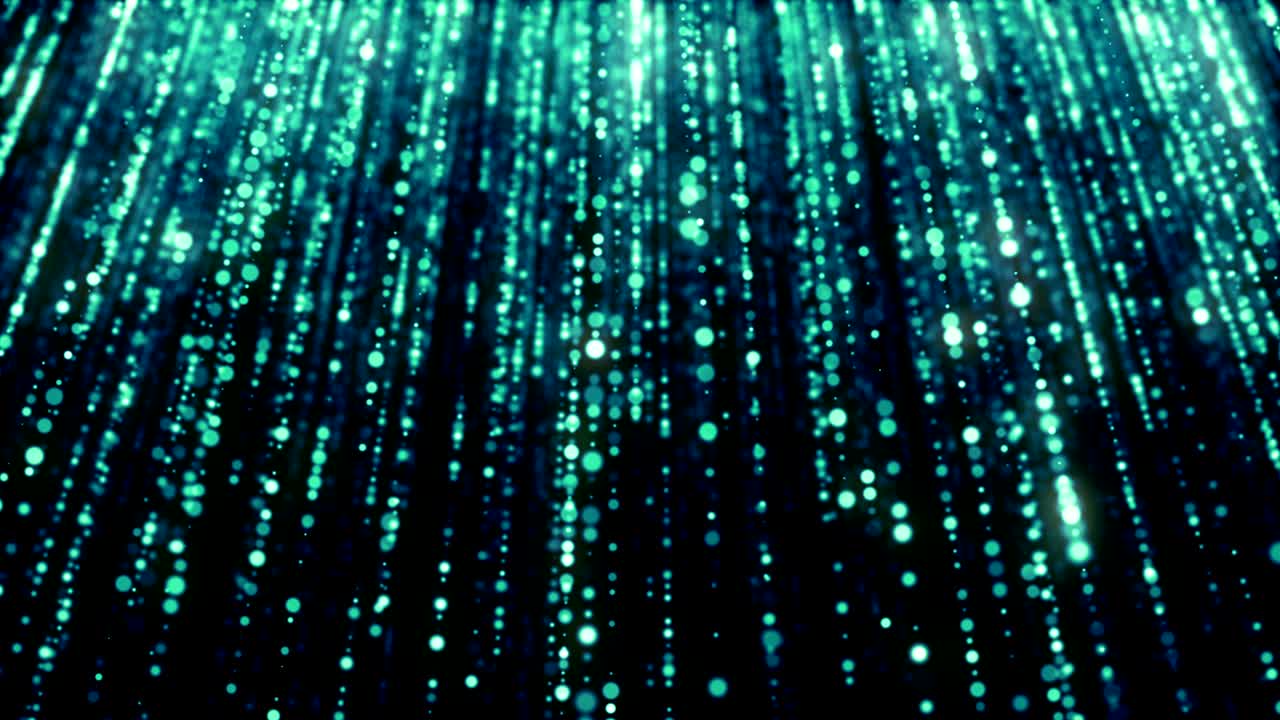 Particles dust abstract light bokeh motion titles cinematic background loop