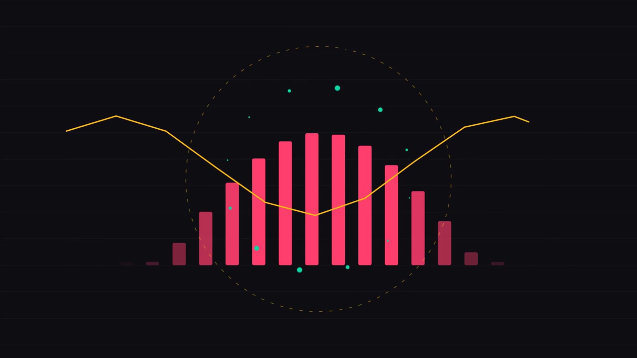 Visualizzazione dati con grafico a barre animato e grafico a linee