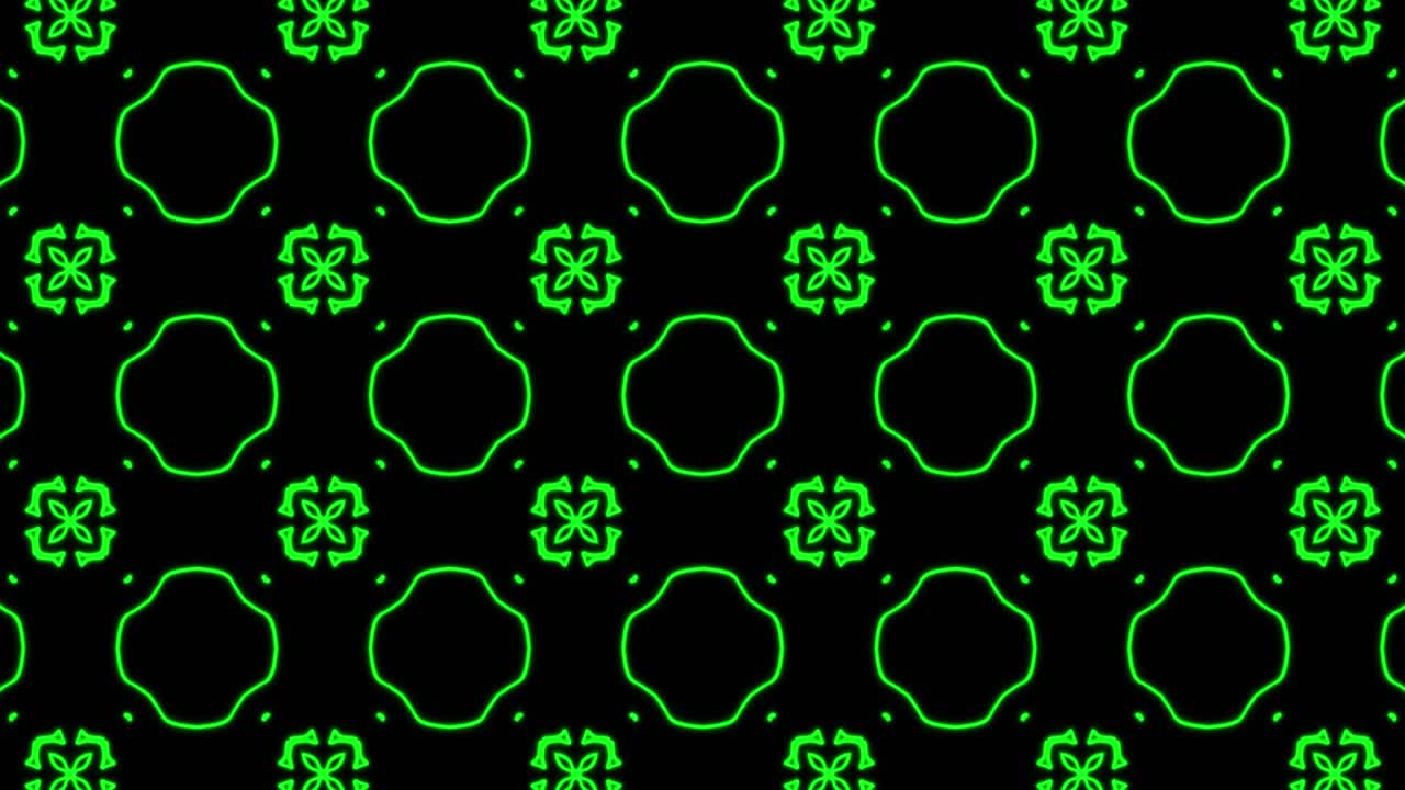 추상적인 줄무: 칼레도스코프 효과, 녹색 액체 파동, 기업 추상적인 모션 배경, 원활한 루프, 모션 모양, 윤 경계, 파동 줄무, 비디오 애니메이션, 4k