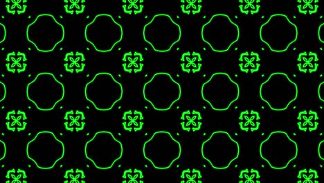 rayas abstractas efecto caleidoscopio. ondas líquidas verdes fondo de movimiento abstracto corporativo. bucle sin costuras. formas de movimiento contorno borde. rayas de onda. animación de video vj, 4k