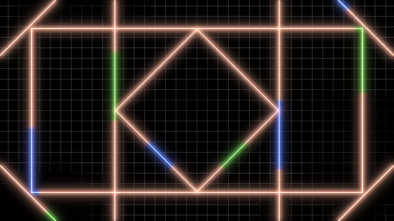 patrón geométrico colorido con líneas y formas en varios colores