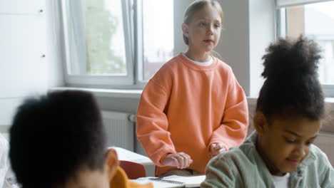 student at the classroom.