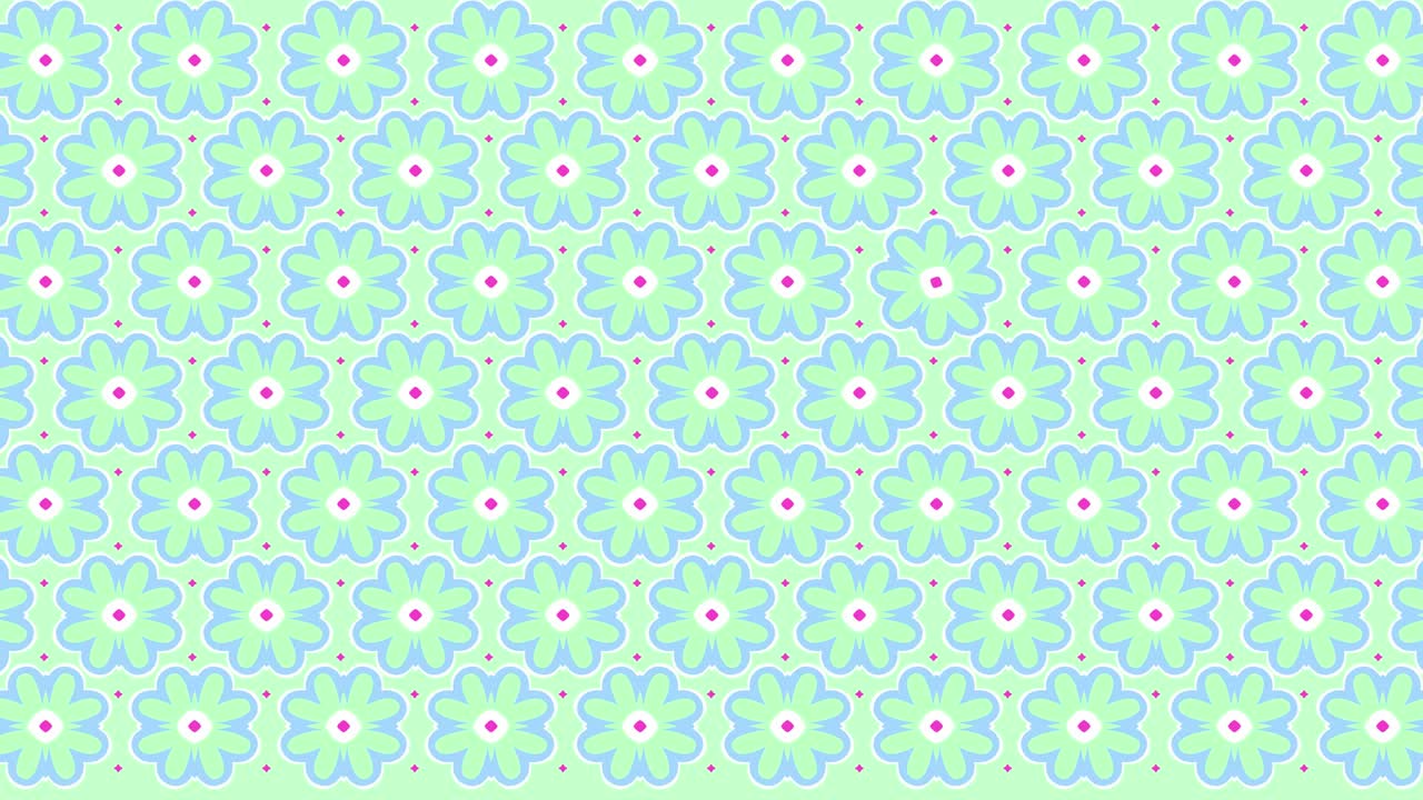 Seamless loop kaleidoscope motion geometric background.