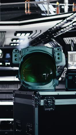 vertical video laptop in orbit shuttle showing dashboard tracking thermal stability