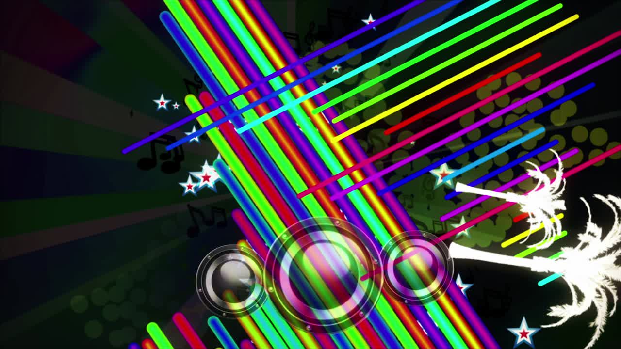 음악 스트럼 빈티지 vj 루프