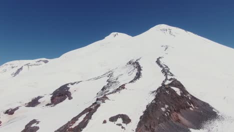 aerial view of mount elbrus