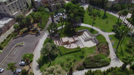 la puerta egipcia en la ciudad antigua de jaffa, construida en el siglo xiv ac, es un hallazgo único del período de dominio egipcio en jaffa.