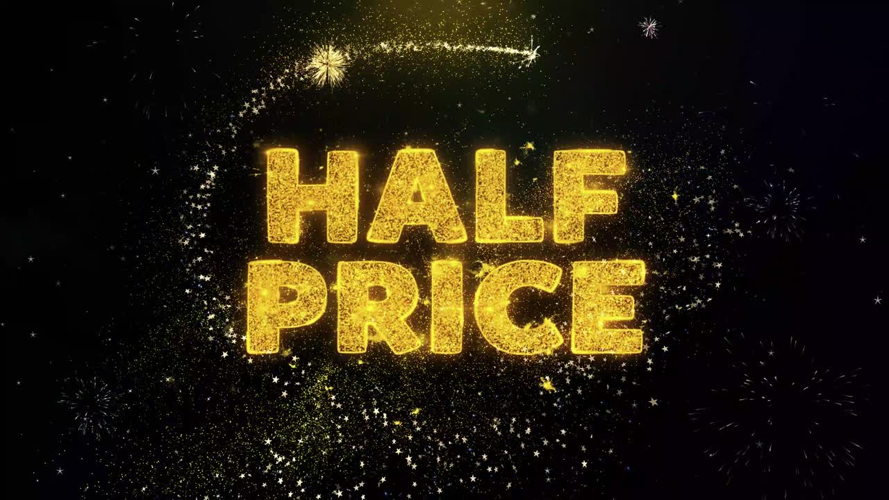 Half Price Fireworks Sale Promotion