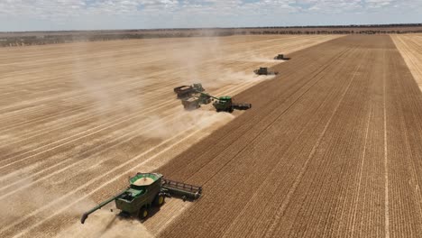 broad acre grain harvesting in western australia