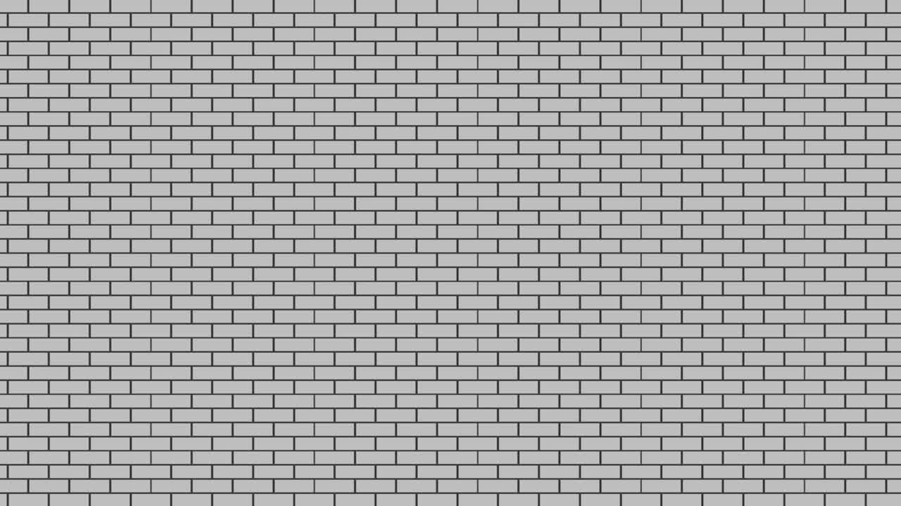 Brick wall. Brick wall animation.  Moving squares