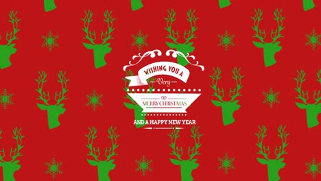 크리스마스 축하 문서의 애니메이션 크리스마스 사 패턴 장식
