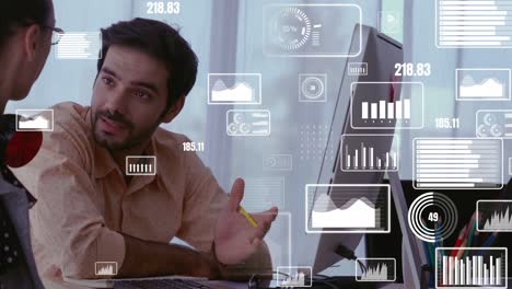 visión conceptual de los empresarios en la reunión del personal corporativo