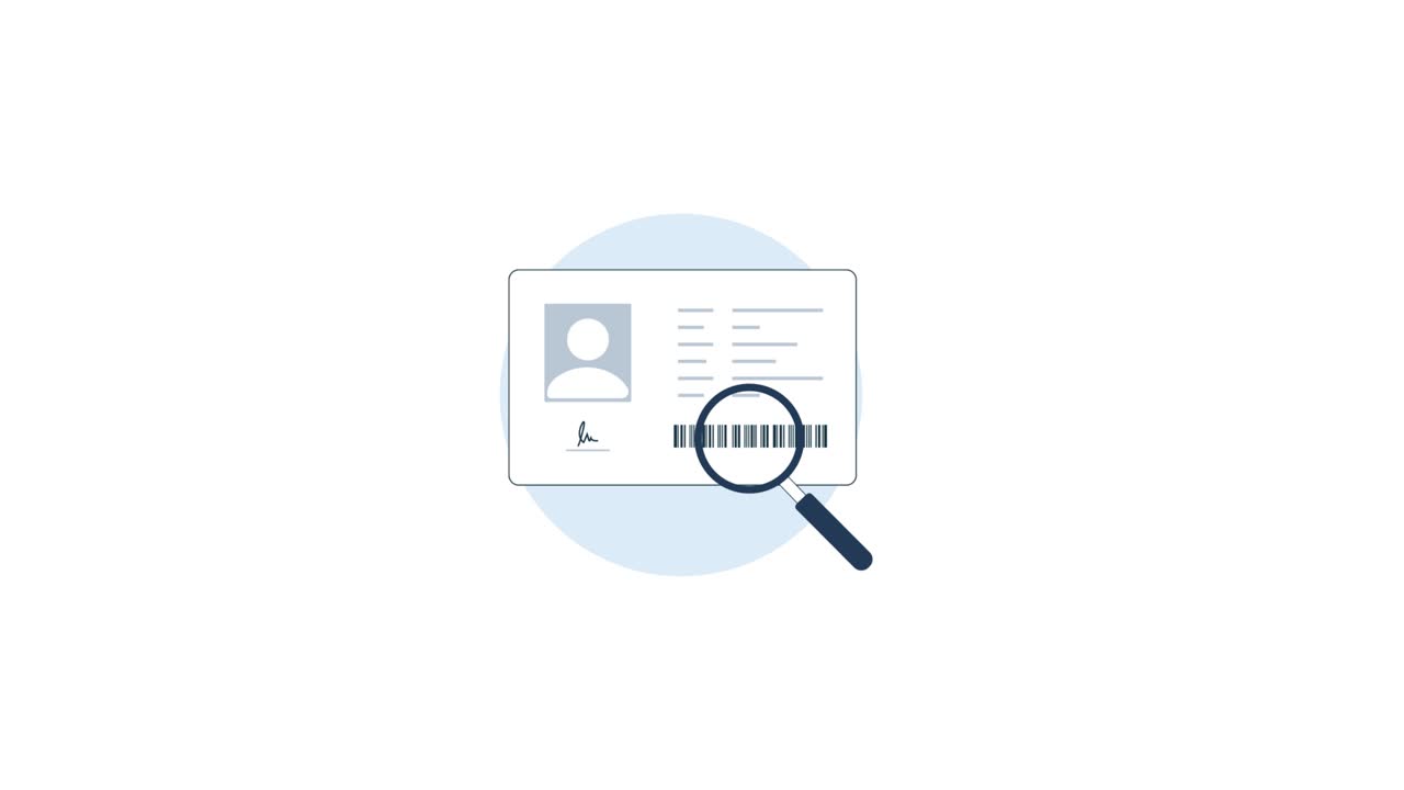 Animated Identity Card Verification Failure