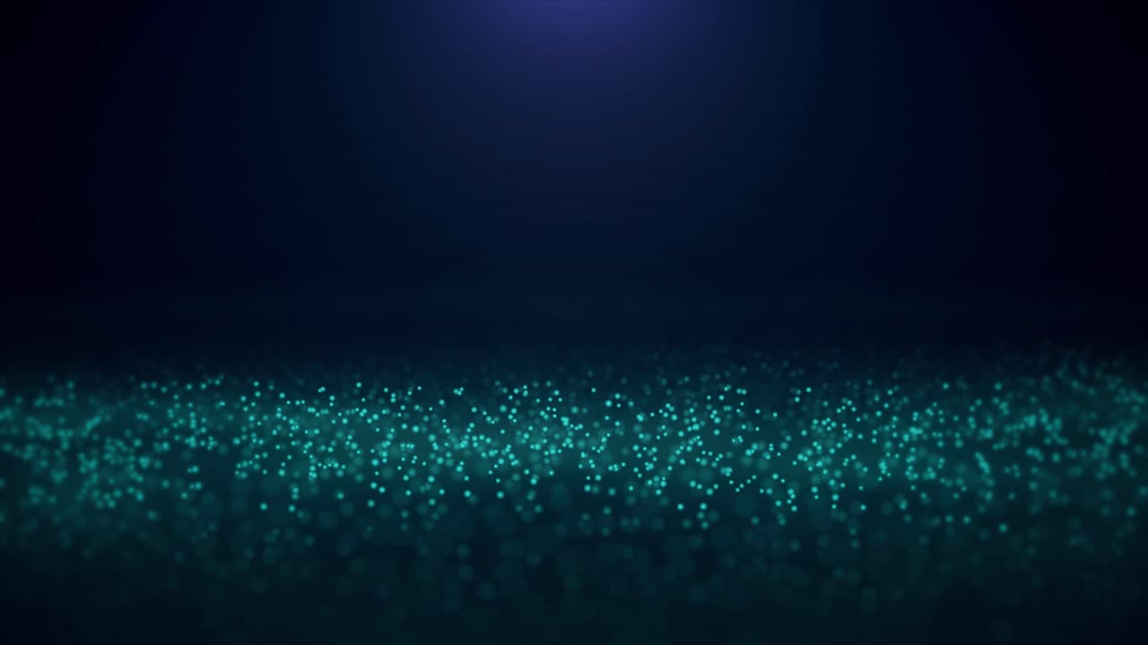 fondo de partículas de color azulado