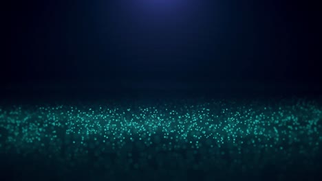 fondo de partículas de color azulado