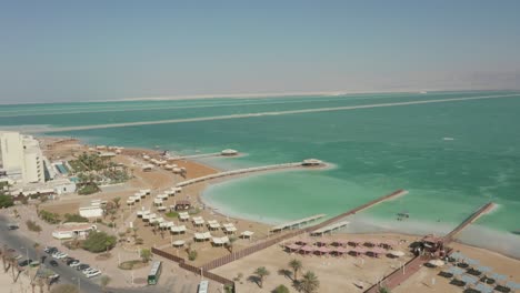 dead sea resort vacation israel travel drone aerial palm trees bucketlist beauty