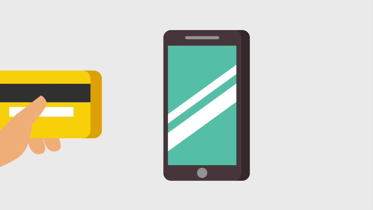 pago en línea animación digital